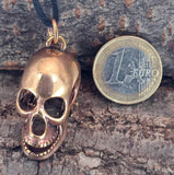 Anhänger 15 Totenkopf - Bronze