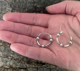 925 Silber Ohrringe Unisex – minimalistisches Design, handgefertigt