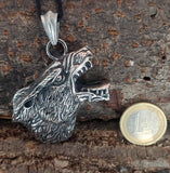 Wolfskopf 30 C mit Königskette - Edelstahl