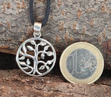 Lebensbaum 84 mit Schlangenkette - Silber