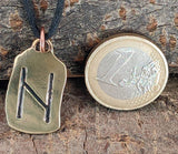 Anhänger 95 Hagalaz - Bronze