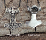 Kombi 78 Thorshammer mit Königskette - Silber