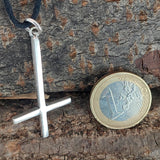 Kreuz 62 mit Schlangenkette - Silber