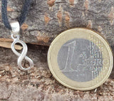 Unendlichkeitszeichen 187 mit Schlangenkette - Silber