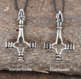 Wolfskreuz 46 mit Panzerkette - Edelstahl