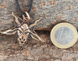 Anhänger 30 Pentagramm - Bronze