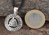 Wotansknoten 321 mit Schlangenkette - Silber
