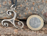 Triskele 163 mit Schlangenkette - Silber