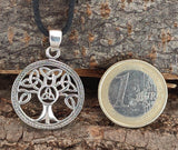 Lebensbaum 167 mit Schlangenkette - Silber