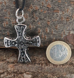 Kreuz 11 mit Panzerkette - Edelstahl