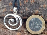 Spirale 22 mit Schlangenkette - Silber