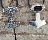 Thorshammer 151 mit Königskette - Silber