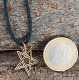 Anhänger 27 Pentagramm - Bronze