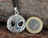 Lebensbaum 90 mit Schlangenkette - Silber