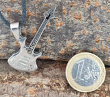 Gitarre 131 mit Panzerkette - Edelstahl