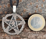 Anhänger 68 Pentagramm - Zinn