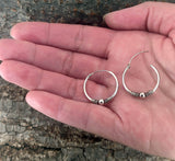 925 Silber Ohrringe Unisex – minimalistisches Design, handgefertigt