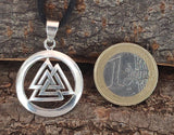 Wotansknoten 322 mit Schlangenkette - Silber