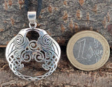 Triskele 350 mit Schlangenkette - Silber