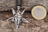 Pentagramm 79 mit Panzerkette - Edelstahl