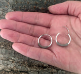 925 Silber Ohrringe Unisex – minimalistisches Design, handgefertigt
