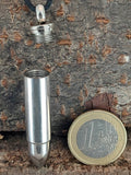Patrone 72 mit Panzerkette - Edelstahl