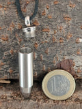 Patrone 73 mit Panzerkette - Edelstahl