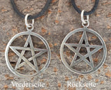Anhänger 49 Pentagramm - Silber