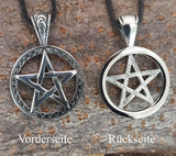 Anhänger 180 Pentagramm - Edelstahl