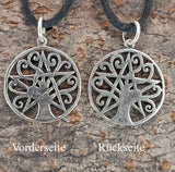Lebensbaum 166 mit Schlangenkette - Silber