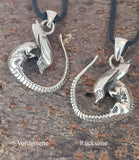 Alien 178 mit Schlangenkette - Silber