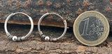Zeitlose Unisex-Ohrringe aus echtem 925 Sterlingsilber