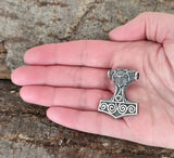 Kombi 147 Thorshammer mit Königskette - Silber