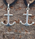 Anker 267 mit Schlangenkette - Silber