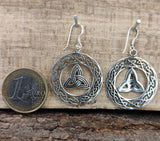 Ohrring 17 Keltenknoten - Silber
