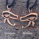 Anhänger 07 A Auge des Horus - Bronze