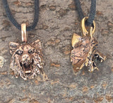 Anhänger 42 Wolf - Bronze
