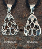 Ankh 119 mit Schlangenkette - Silber