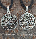 Lebensbaum 248 mit Schlangenkette - Silber