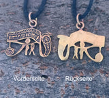 Anhänger 06 A Auge des Horus - Bronze