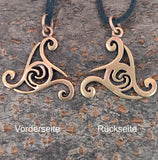 Anhänger 46 A Triskele - Bronze