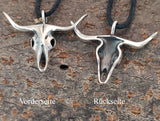 Anhänger 14 Stier - Silber