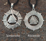 Wotansknoten 286 mit Schlangenkette - Silber