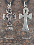 Ankh 32 mit Korbkette - Silber