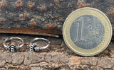 Zeitlose Unisex-Ohrringe aus echtem 925 Sterlingsilber