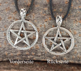 Anhänger 50 Pentagramm - Silber