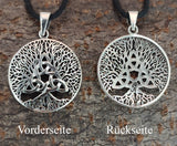 Lebensbaum 401 mit Schlangenkette - Silber