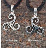 Triskele 161 mit Schlangenkette - Silber