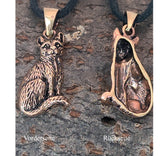 Anhänger 169 Katze - Bronze