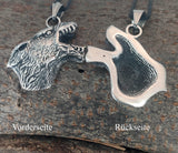 Wolfskopf 30 C mit Königskette - Edelstahl